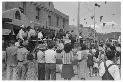 Taos New Mexico Spanish-American Dance Fiesta July 1940