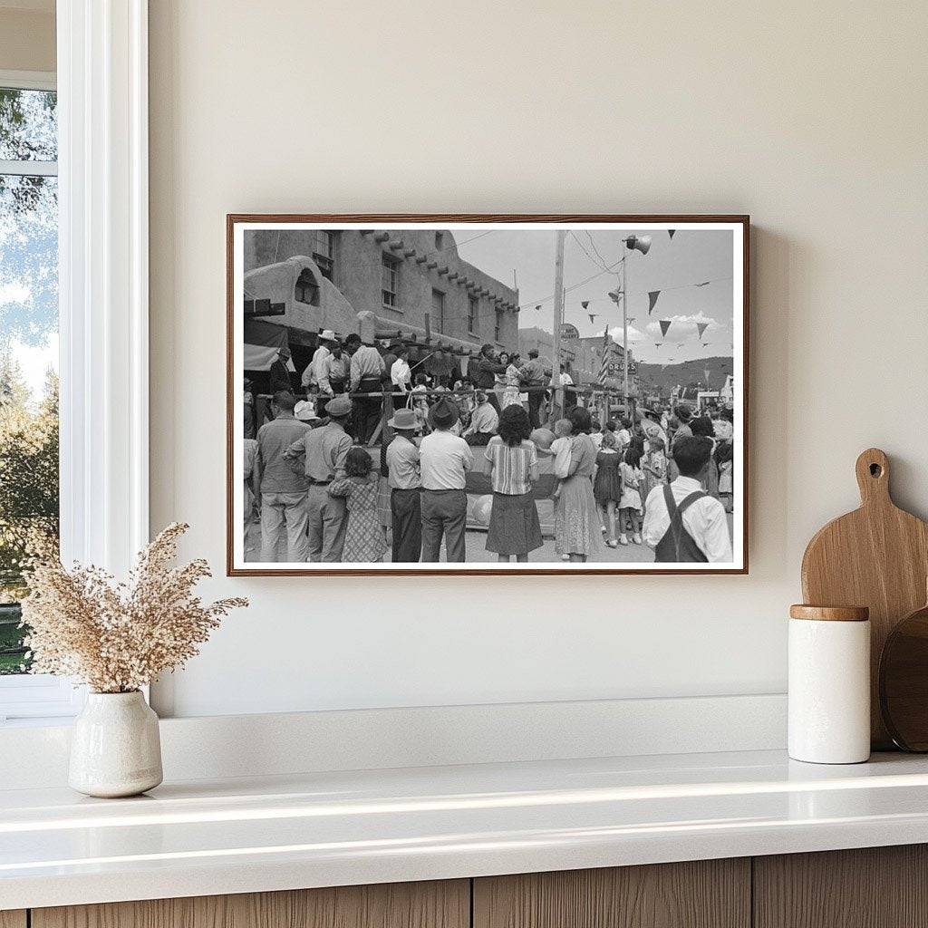 Taos New Mexico Spanish-American Dance Fiesta July 1940