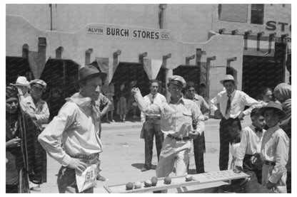 Taos New Mexico Fiesta Game July 1940 Vintage Photo