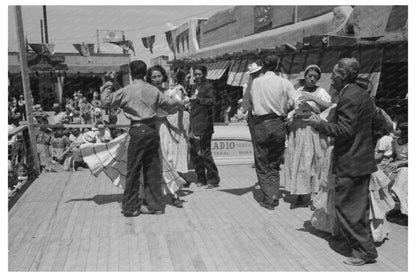 Native Spanish-American Dance Taos Fiesta July 1940