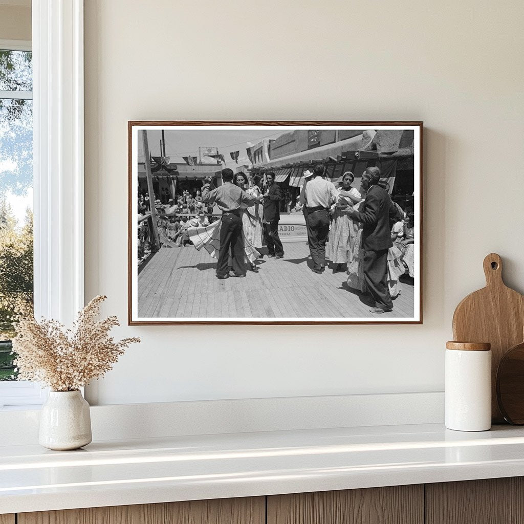 Native Spanish-American Dance Taos Fiesta July 1940