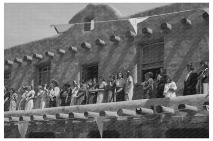 Taos New Mexico Fiesta Traditional Dances July 1940