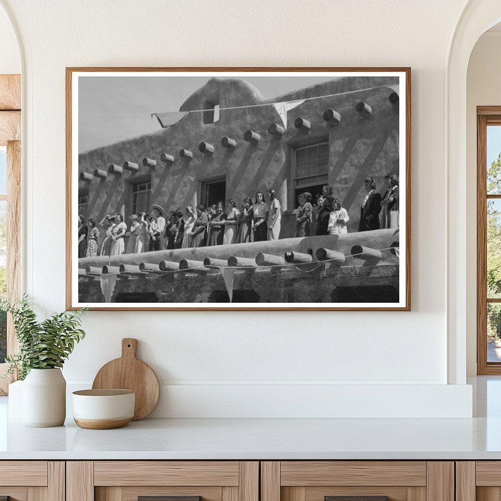 Taos New Mexico Fiesta Traditional Dances July 1940