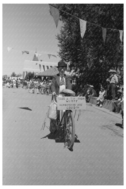 Taos Fiesta Parade Vintage Photo July 1940