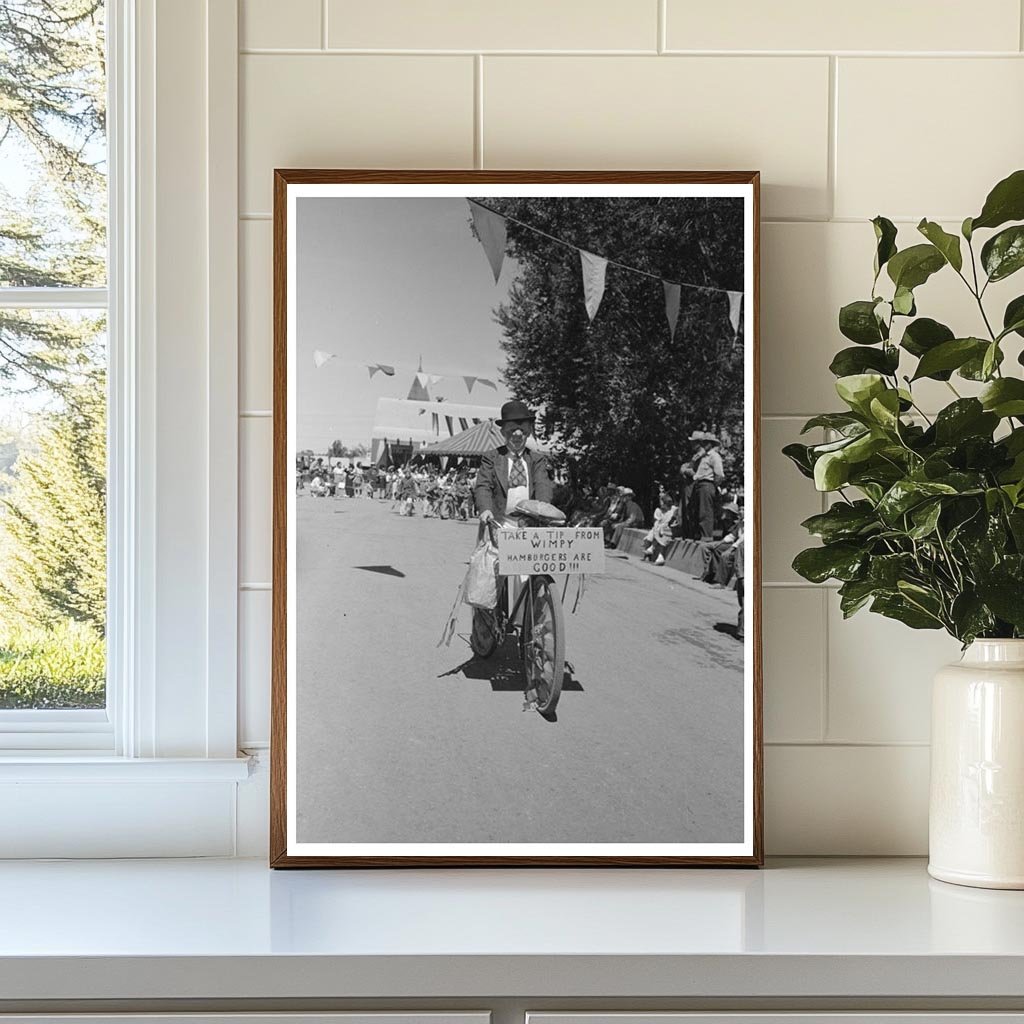 Taos Fiesta Parade Vintage Photo July 1940