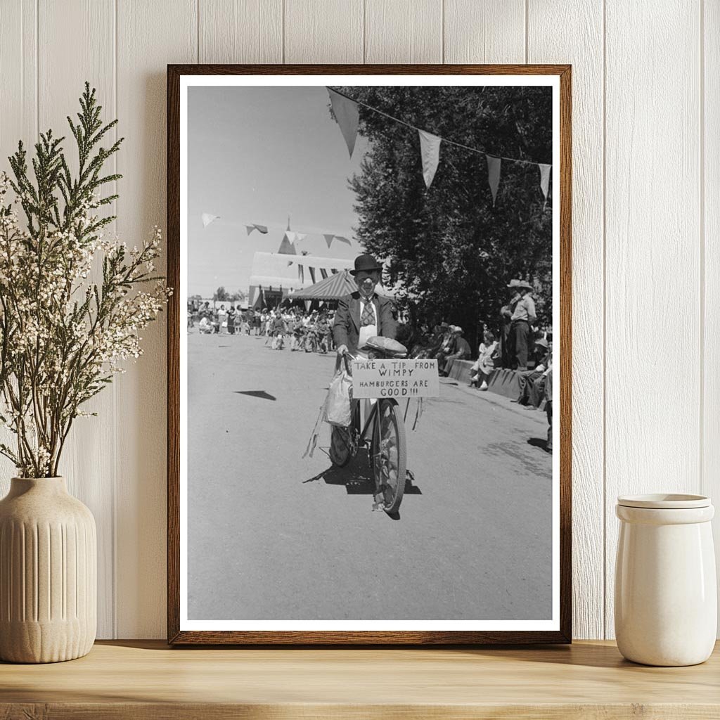 Taos Fiesta Parade Vintage Photo July 1940