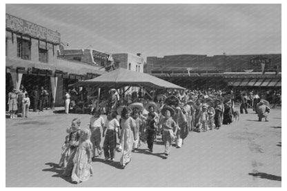 Taos New Mexico Fiesta Day Parade July 1940