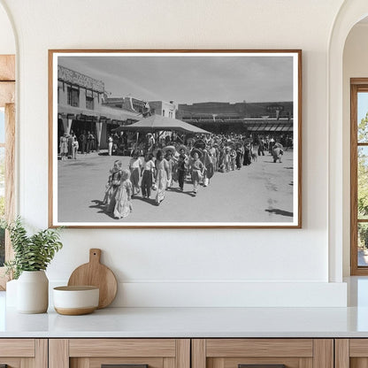 Taos New Mexico Fiesta Day Parade July 1940