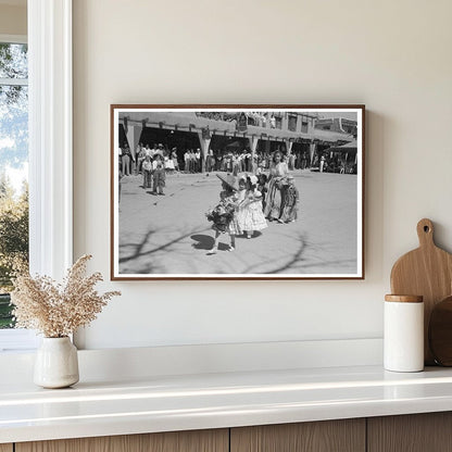 Taos Fiesta Day Parade July 1944 Vintage Photo