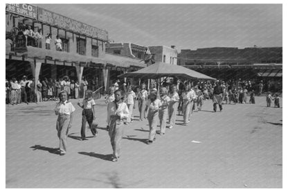 Fiesta Day Parade Taos New Mexico July 1940 Vintage Photo