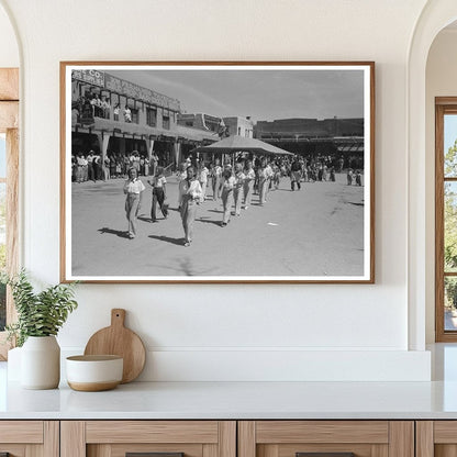 Fiesta Day Parade Taos New Mexico July 1940 Vintage Photo