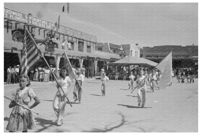 Taos Fiesta Day Parade July 1940 Vintage Photo