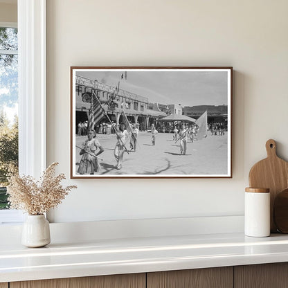 Taos Fiesta Day Parade July 1940 Vintage Photo