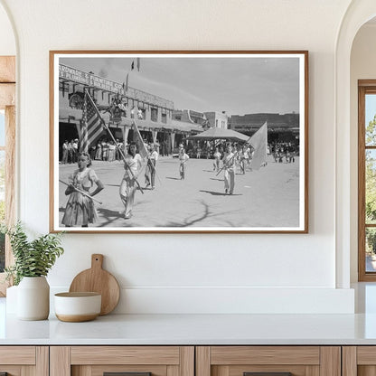 Taos Fiesta Day Parade July 1940 Vintage Photo