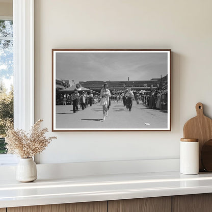 Fiesta Day Parade in Taos New Mexico July 1940