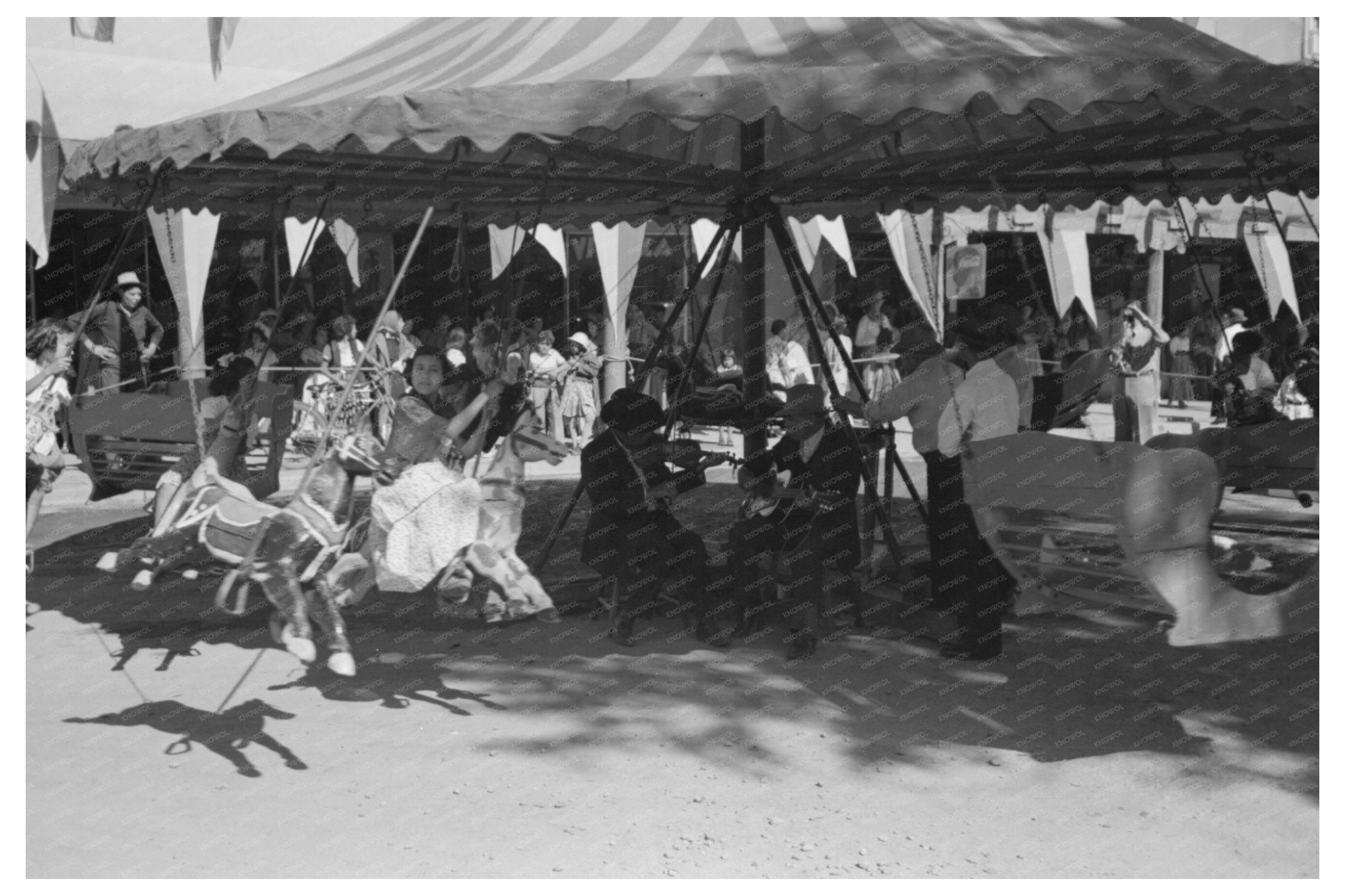 Taos New Mexico Community Event July 1940 Photo