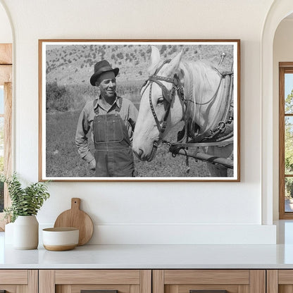 Mormon Farmer in Box Elder County Utah July 1940