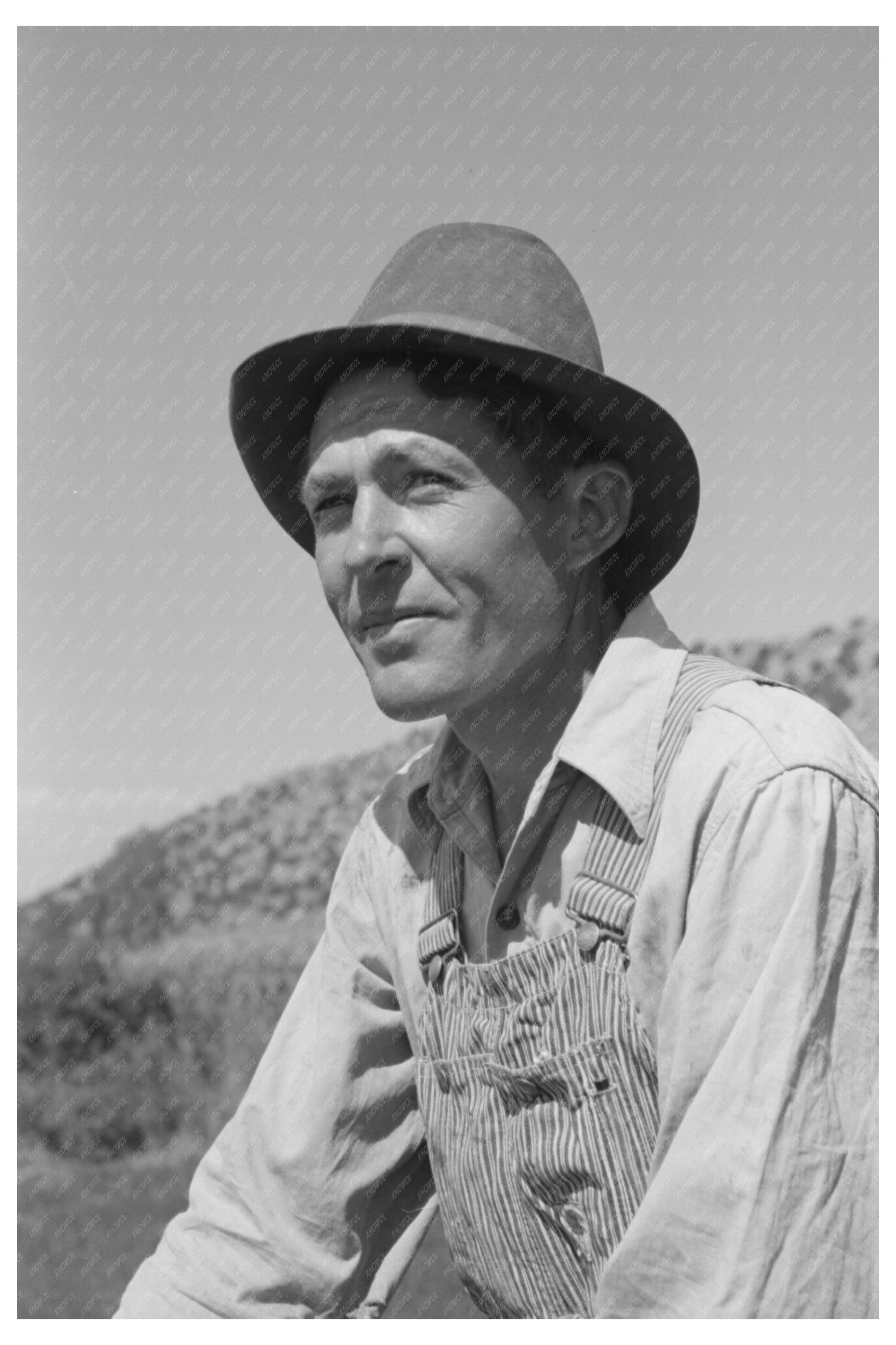 Mormon Farmer in Box Elder County Utah 1940