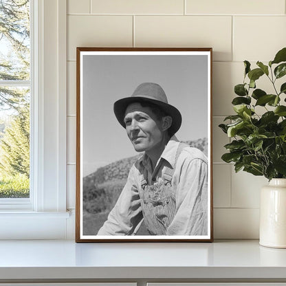 Mormon Farmer in Box Elder County Utah 1940