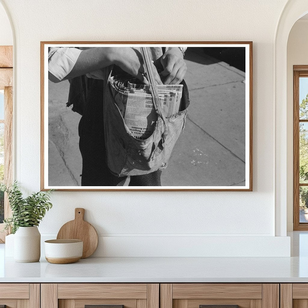 Young Newsboy in Montrose Colorado September 1940