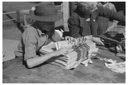 Montrose Colorado Newsboys Collecting Newspapers 1940