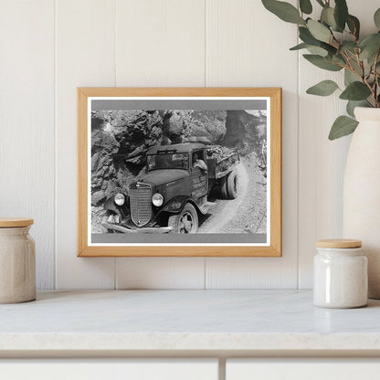 1940 Truck Transporting Ore from Telluride Gold Mine