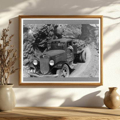 1940 Truck Transporting Ore from Telluride Gold Mine