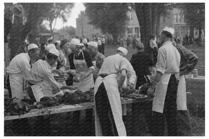 Labor Day Barbecue Community Gathering Ridgway Colorado 1940