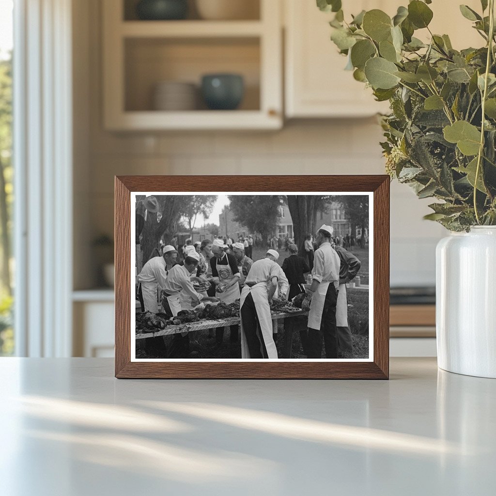 Labor Day Barbecue Community Gathering Ridgway Colorado 1940