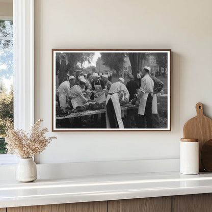 Labor Day Barbecue Community Gathering Ridgway Colorado 1940