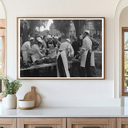 Labor Day Barbecue Community Gathering Ridgway Colorado 1940