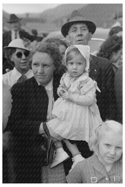 Labor Day Celebration Spectators Silverton Colorado 1940