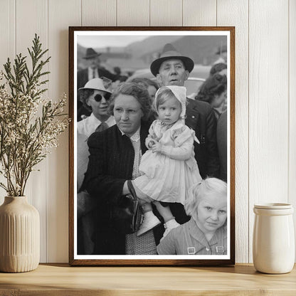 Labor Day Celebration Spectators Silverton Colorado 1940