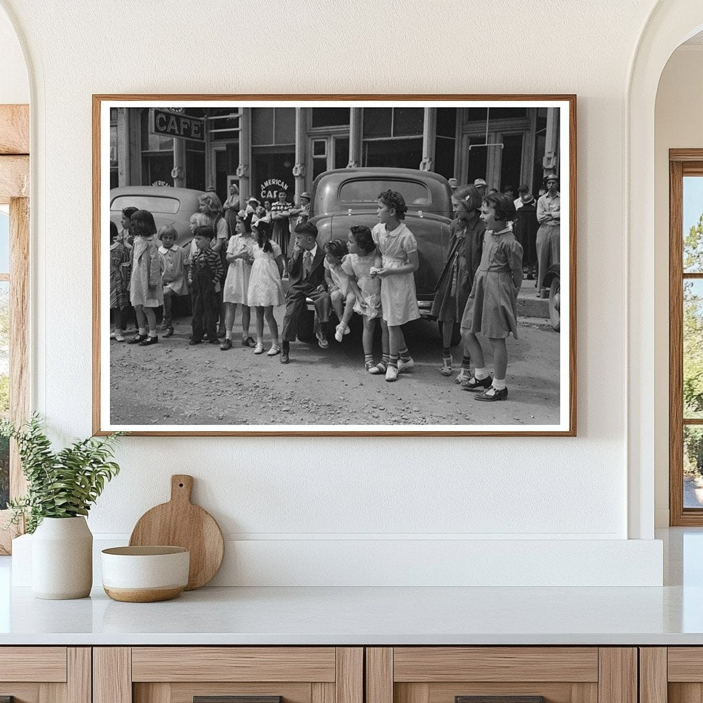 Children at Labor Day Parade Silverton Colorado 1940