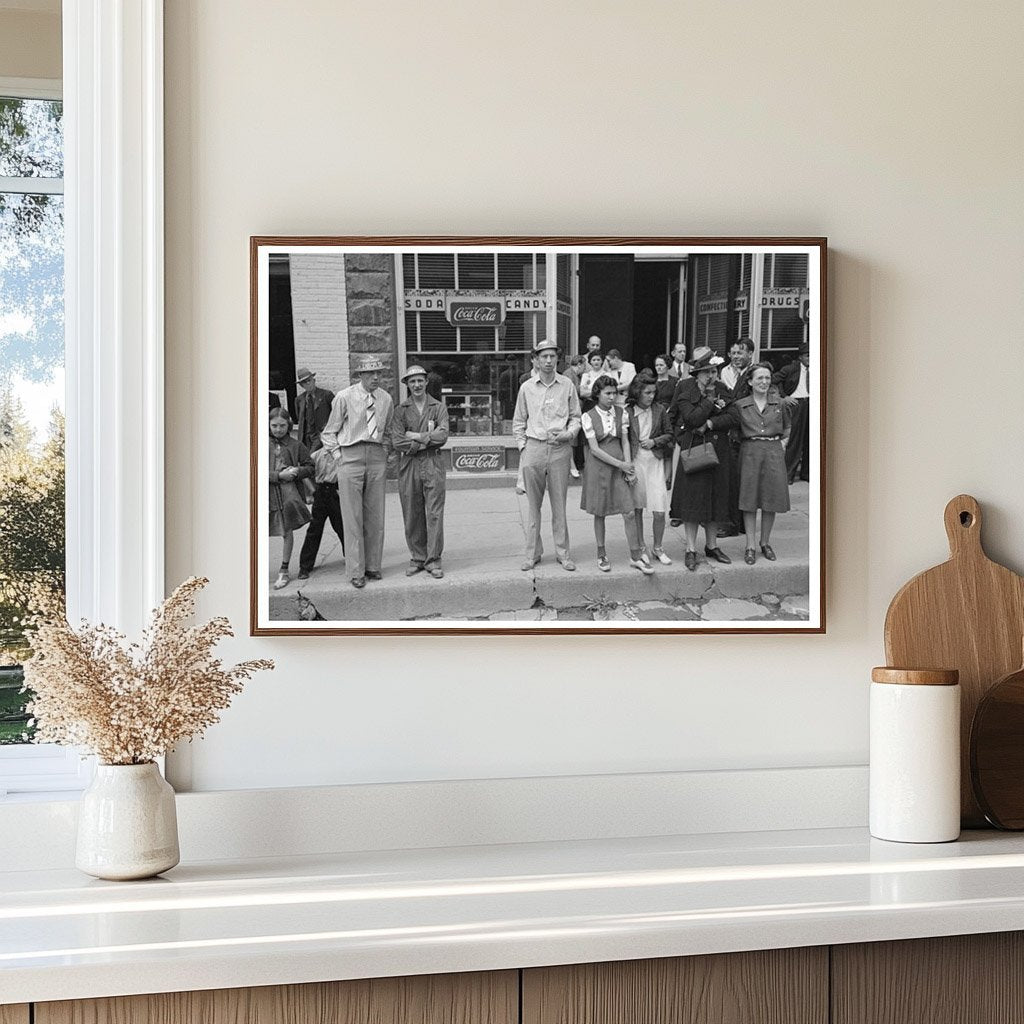 Labor Day Parade Spectators Silverton Colorado 1940