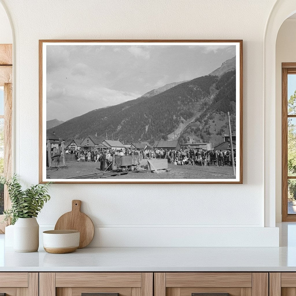 Miners Contest Spectators Labor Day Silverton 1940