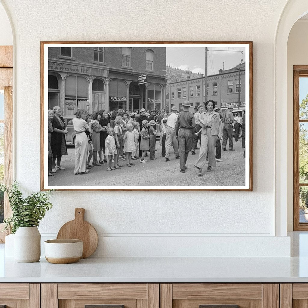 Children at Labor Day Parade in Silverton Colorado 1940