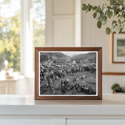 Miners Contest at Labor Day Celebration Silverton 1940