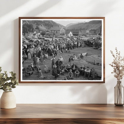 Miners Contest at Labor Day Celebration Silverton 1940