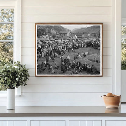 Miners Contest at Labor Day Celebration Silverton 1940