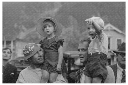 Labor Day Celebration of Miners and Families Silverton 1940
