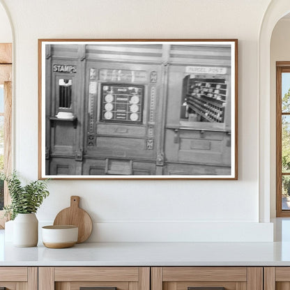 Ouray Colorado Post Office Scene September 1940 Photo