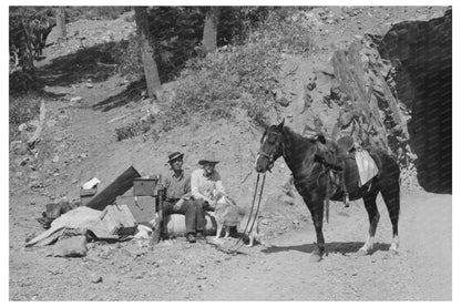 Sheepherders in Ouray County Colorado September 1940