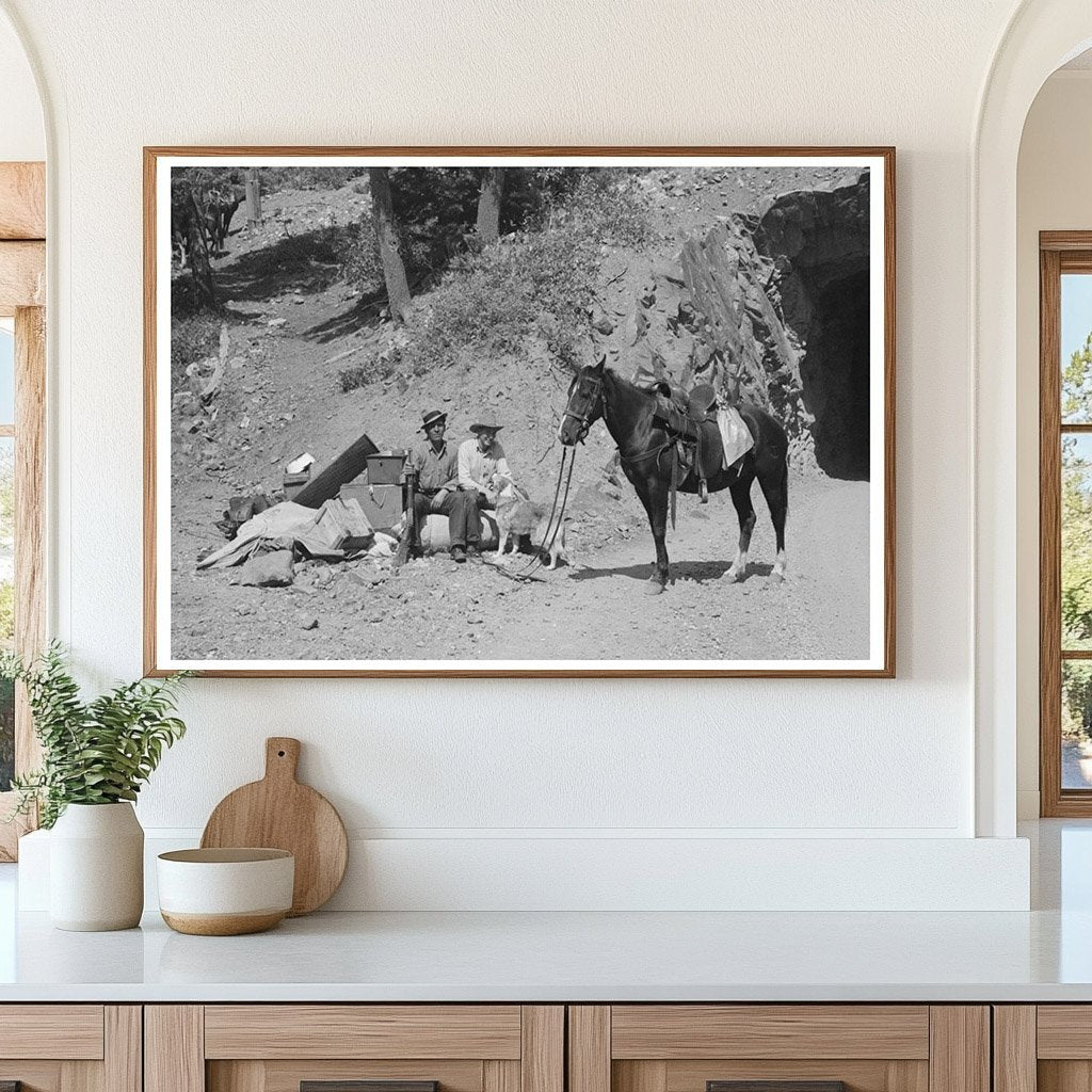 Sheepherders in Ouray County Colorado September 1940