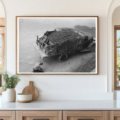 Gravel Unloading for Mine Construction Ouray County 1940