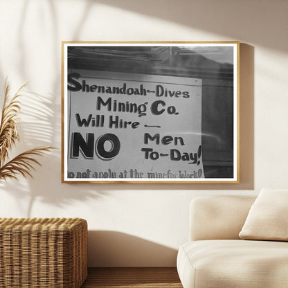 Silverton Colorado Sign September 1940 Historical Photo