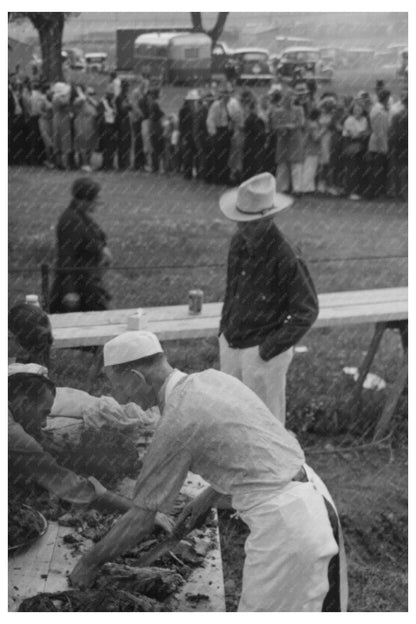 Labor Day Barbecue Community Gathering Ridgway 1944