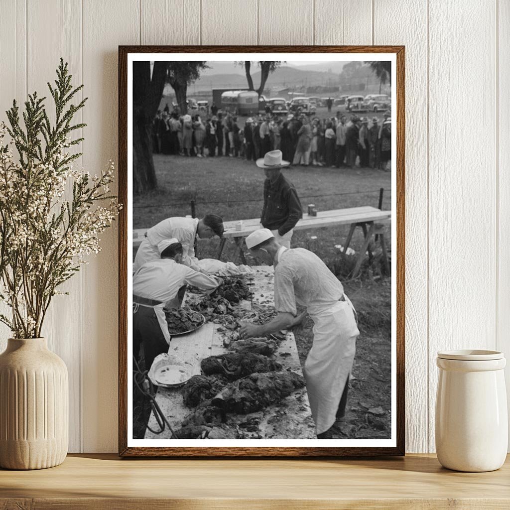 1944 Labor Day Barbecue in Ridgway Colorado