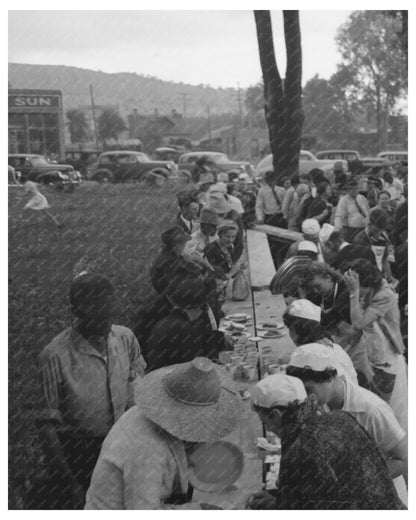 Labor Day Barbecue Scene Ridgway Colorado 1940