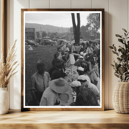 Labor Day Barbecue Scene Ridgway Colorado 1940